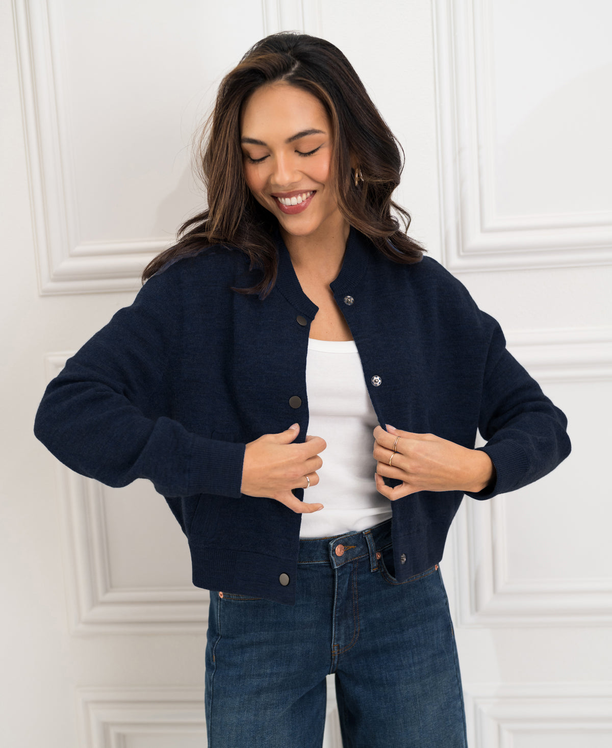 Bomberjacke LA BOMBA Dunkelblau