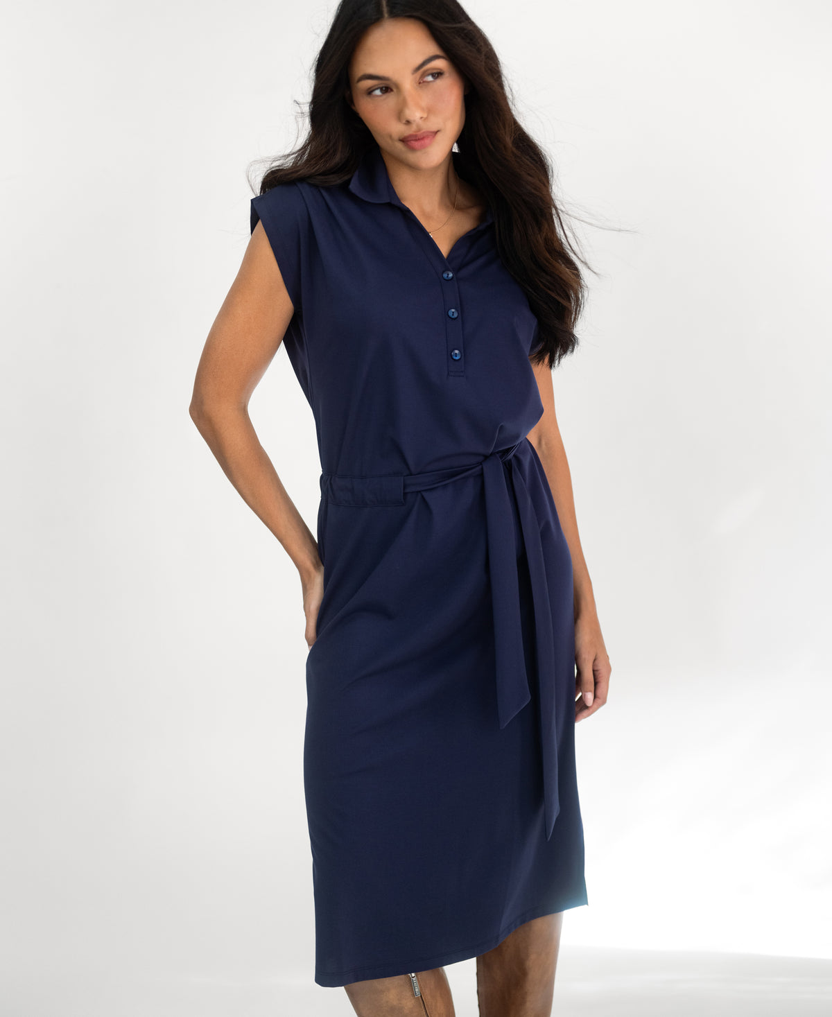 Reise-Polokleid INES Dunkelblau