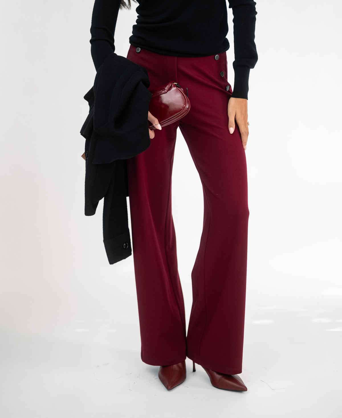 Travel trousers LA NOAN Deluxe Dark red