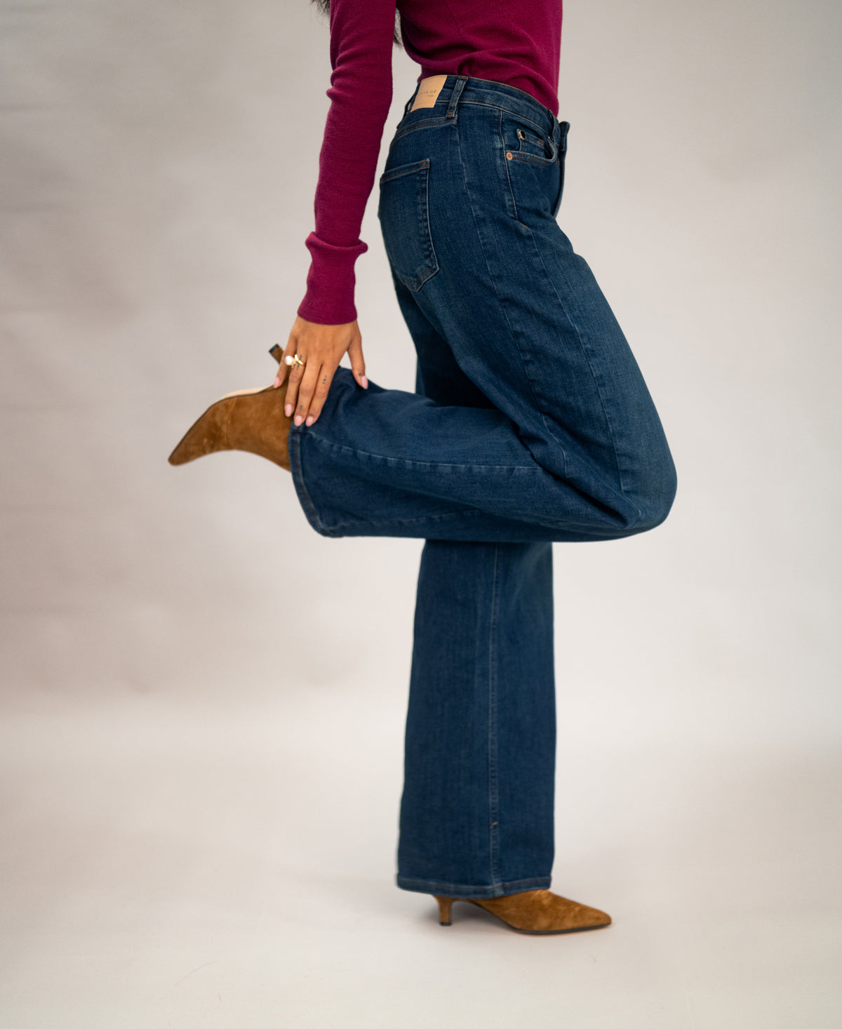 Wide leg jeans LE SPICE Blue heritage