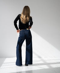 Jeans mit weitem Bein LE SPICE Rinsewash