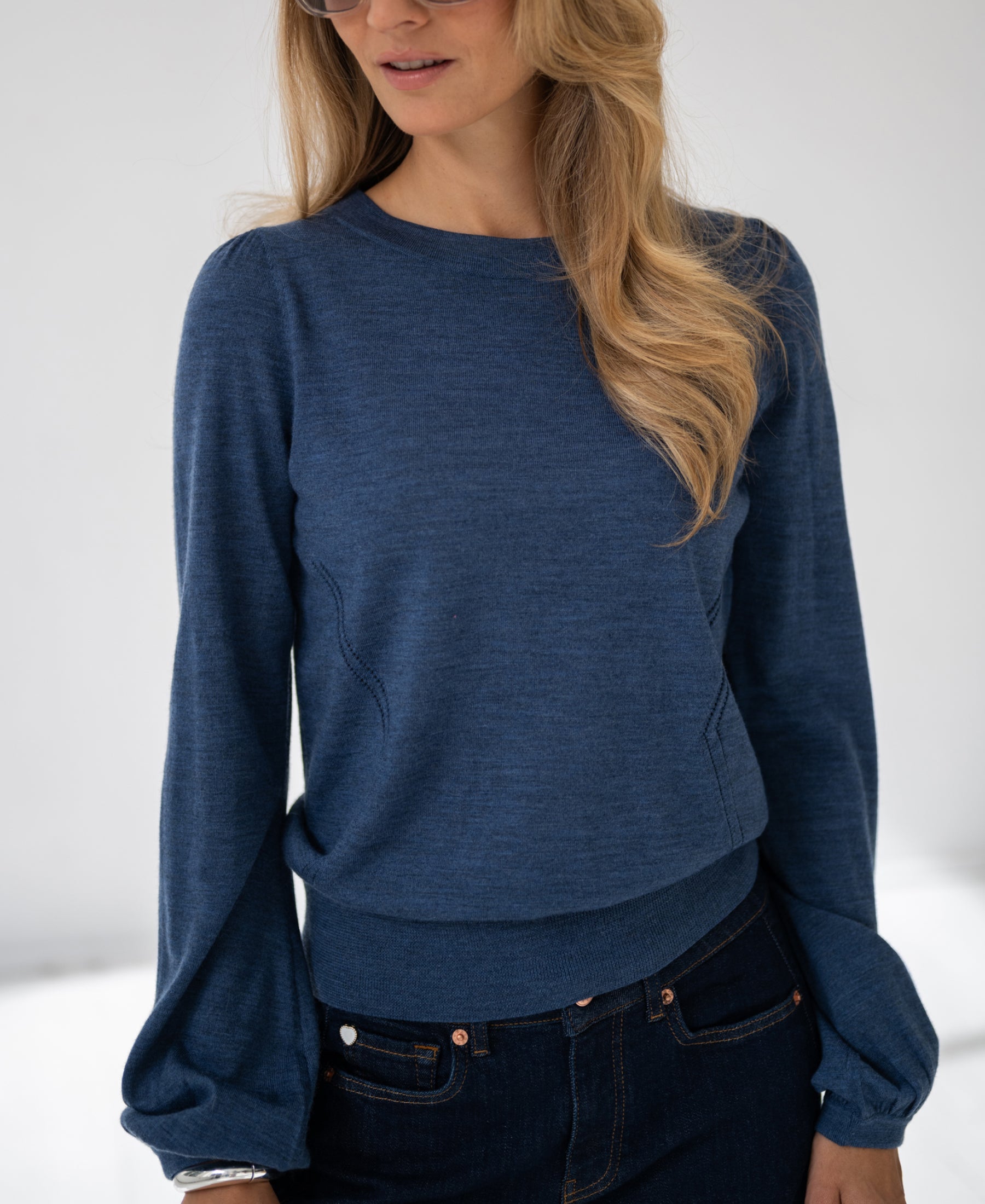 Merinotrui LA COEUR Indigo blauw