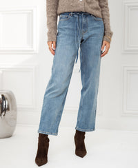 Cropped Jeans LE DEAN Light Stone