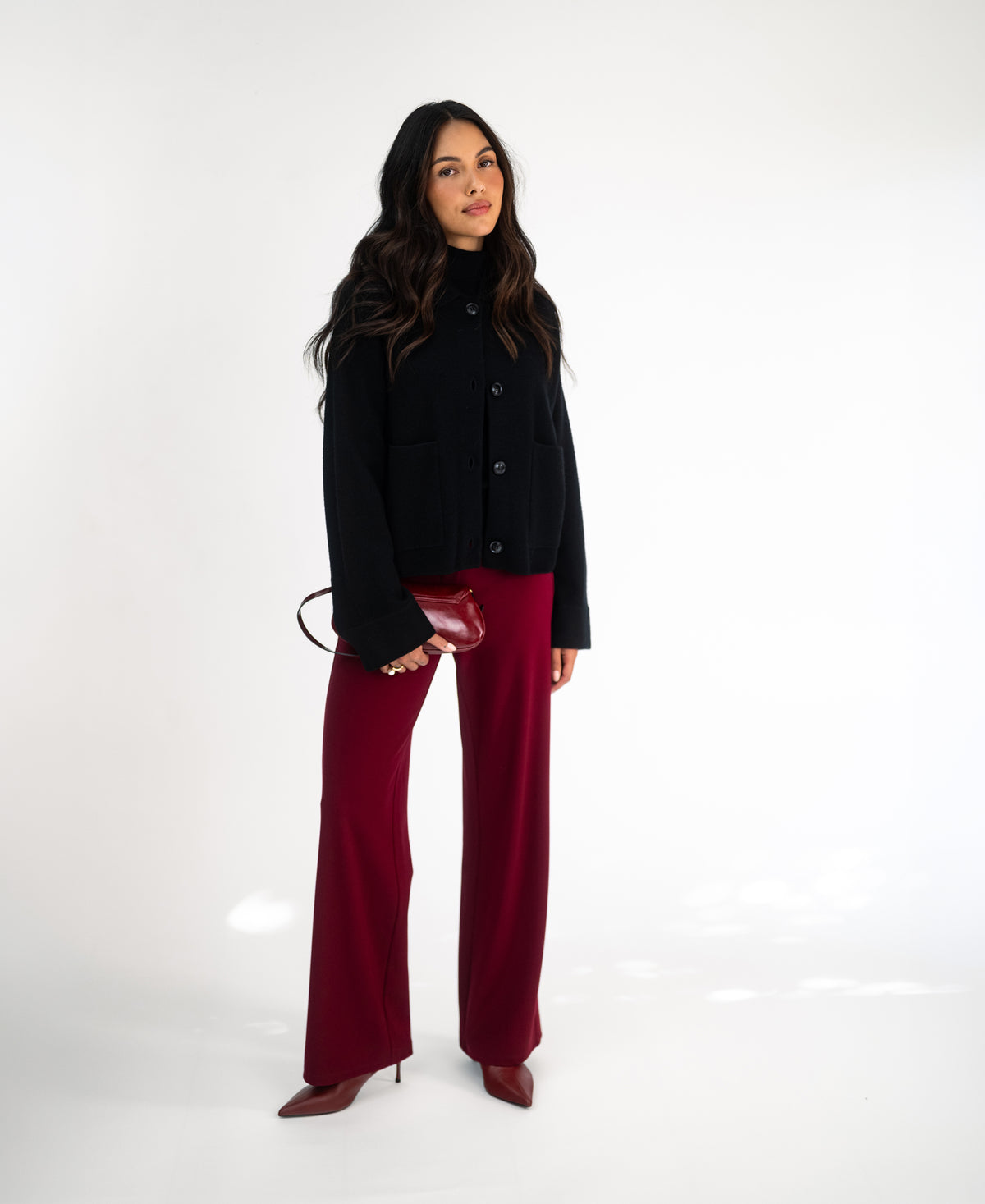 Merino wool Jacket LA FAYE Black