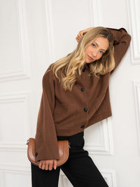 Camel wool blazer by Plein Publique, style LA FAYE.