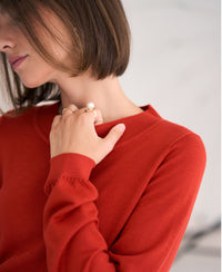 Merino-Pullover LA GIGI Cayenne