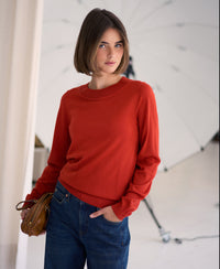 Merino-Pullover LA GIGI Cayenne