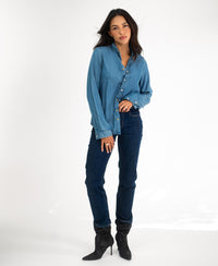 Cropped jeans LE GUY Rinsewash