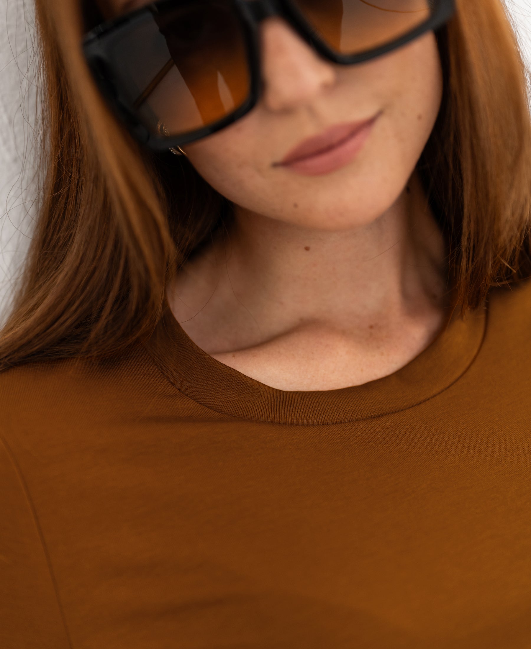 Luxe T-shirt lange mouw LA JANE Havana