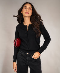 Merino Cardigan LA JULIETTE Black