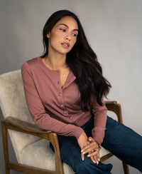Merino Cardigan LA JULIETTE Dusty Pink