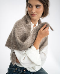 Soft Mohair Scarf LA LILOU Sand