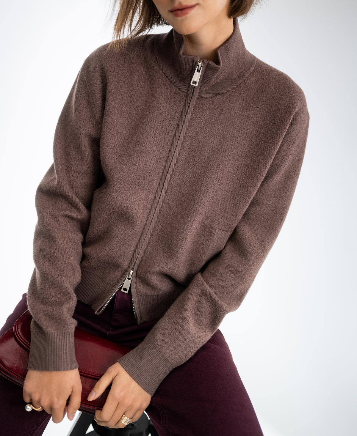 Merino bomber jacket LA MILA Innuendo