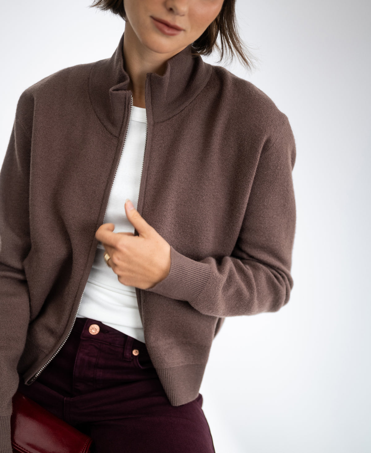 Merino bomber jacket LA MILA Innuendo