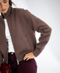 Merino bomber jacket LA MILA Innuendo