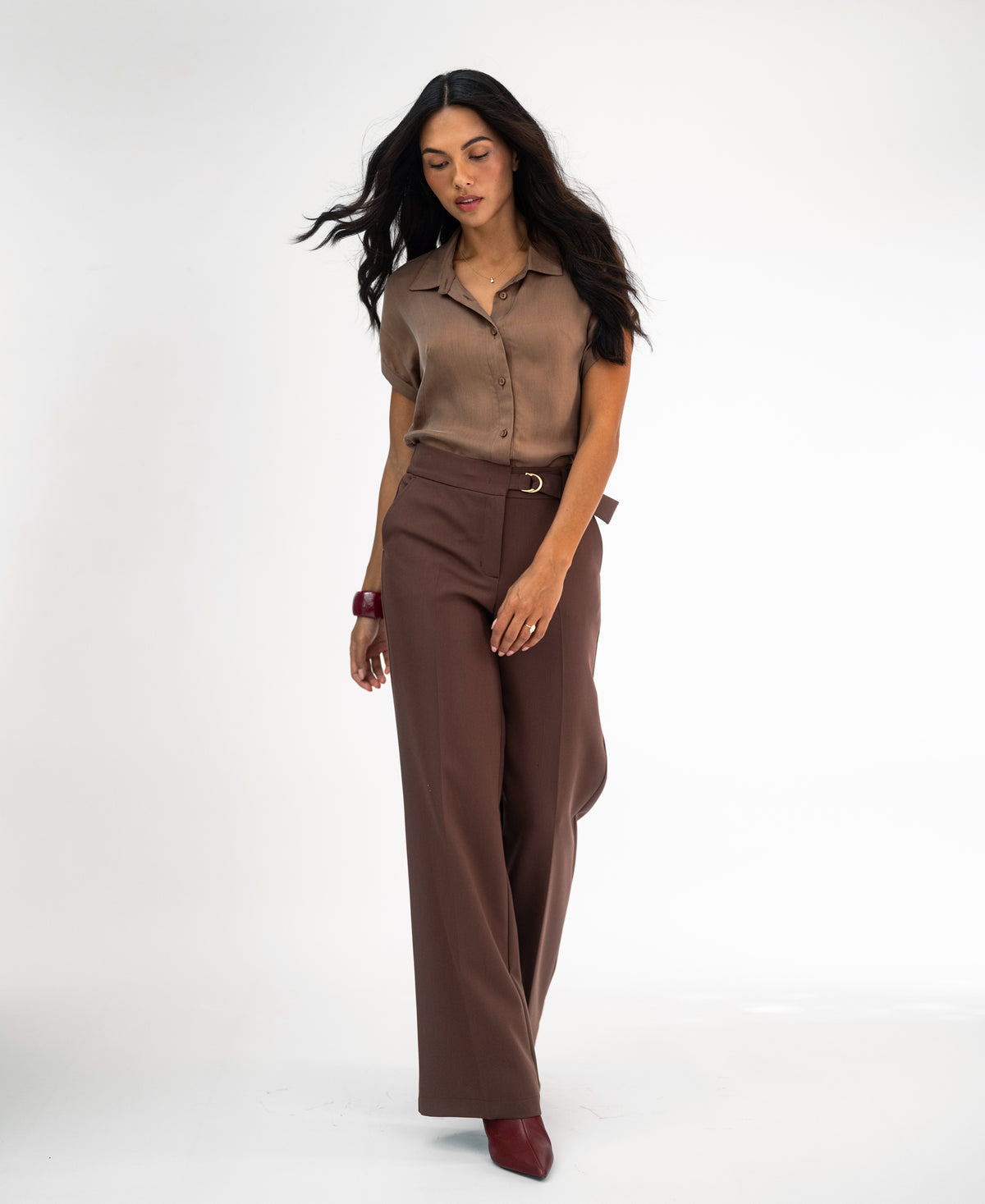 LA WENDE trousers Cocoa