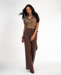 LA WENDE trousers Cocoa