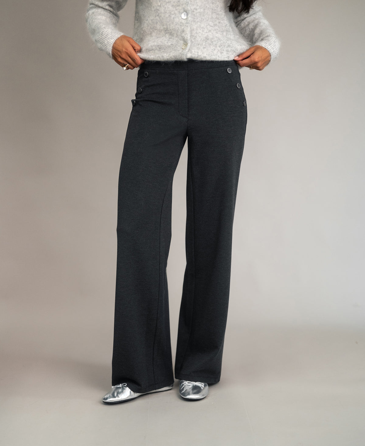 Travel trousers LA NOAN Deluxe Grey Melange