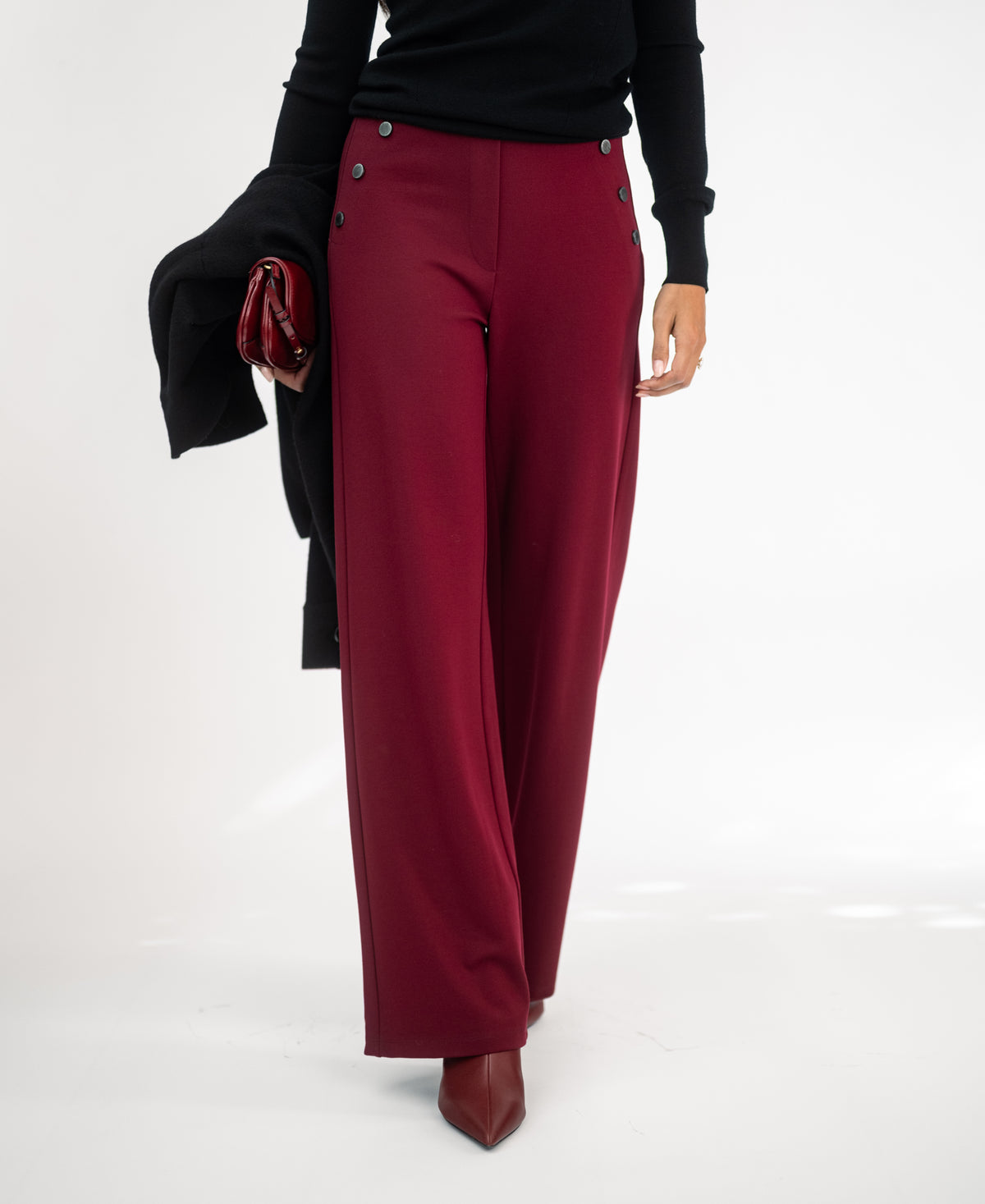 Travel trousers LA NOAN Deluxe Dark red