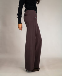Travel trousers LA NOAN Deluxe bitter cocoa