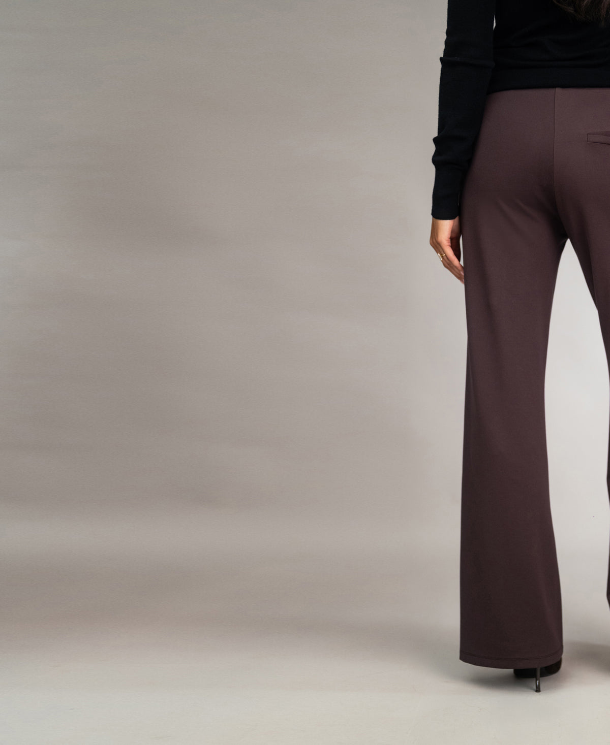 Travel trousers LA NOAN Deluxe bitter cocoa
