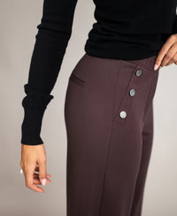 Travel trousers LA NOAN Deluxe bitter cocoa