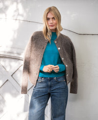 Merino-Rollkragenpullover LE NOYAU Teal