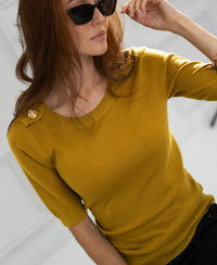 Merino sweater LE MAJOR Gold - yellow