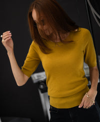 Merino sweater LE MAJOR Gold - yellow