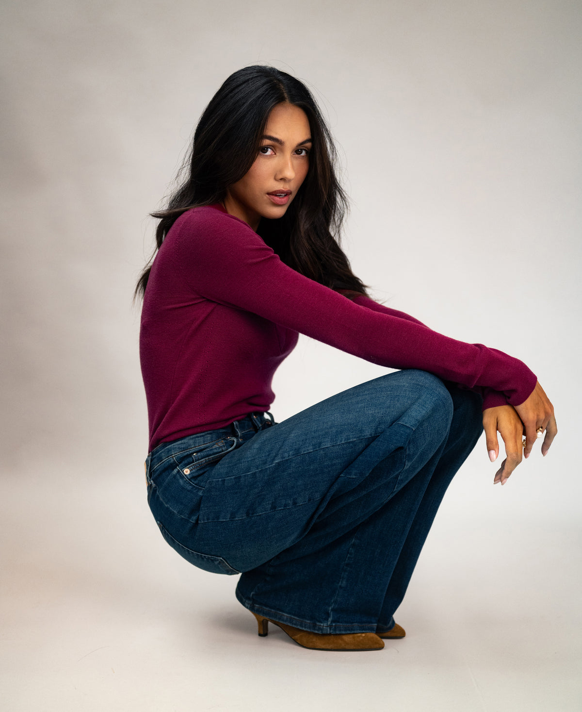 Wide leg jeans LE SPICE Blue heritage
