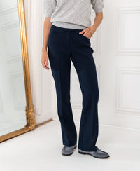 Flared trousers LE QUARTIER Dark Blue