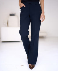 Flared trousers LE QUARTIER Dark Blue
