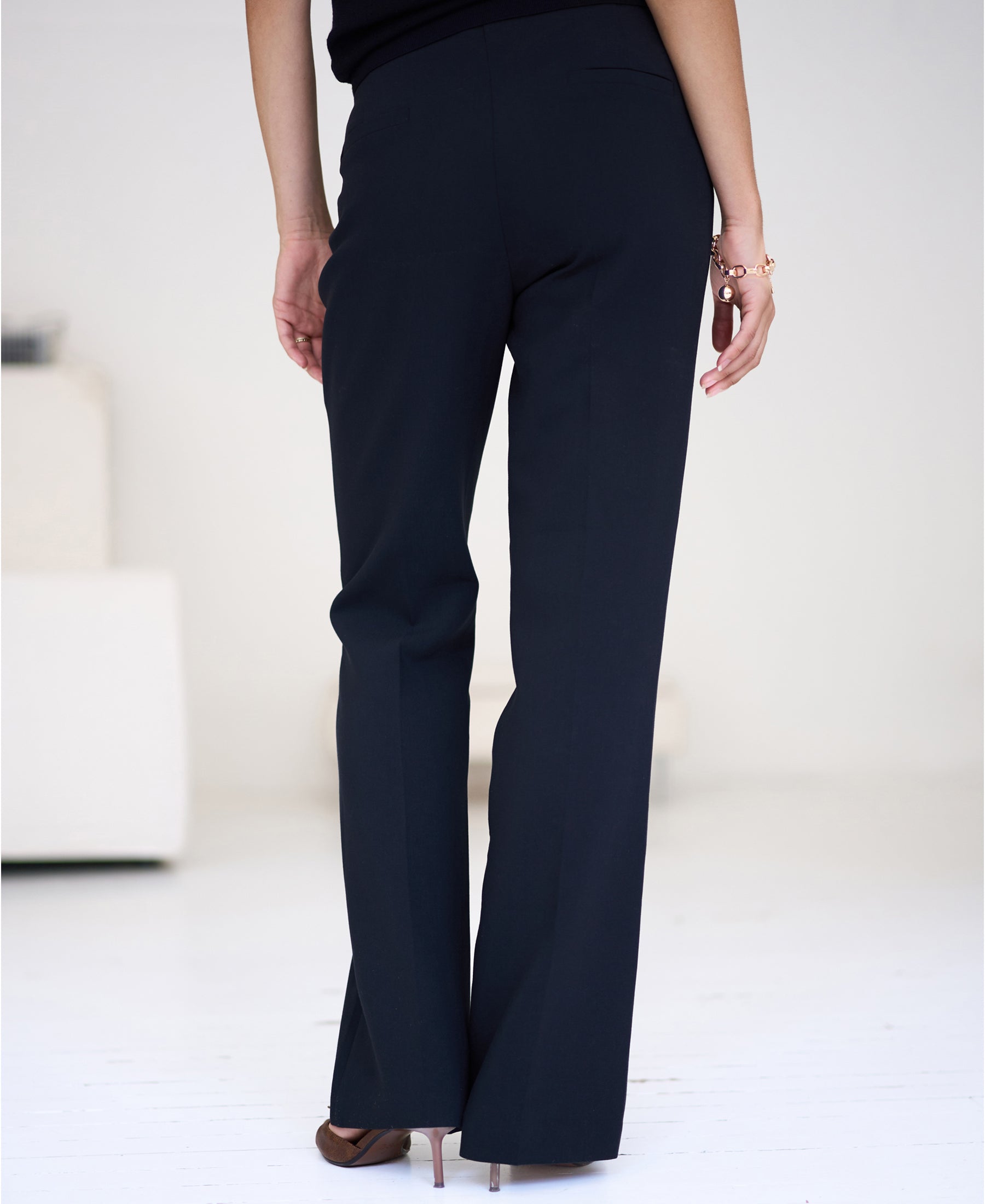 Flared-Hose LE QUARTIER Dunkelblau