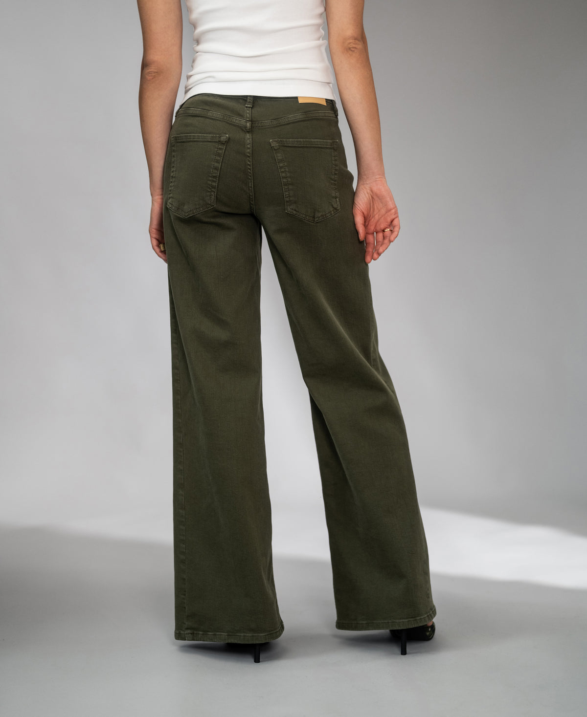 Wide leg jeans LE SPICE Army
