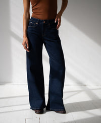 Jeans mit weitem Bein LE SPICE Rinsewash