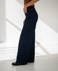 Jeans mit weitem Bein LE SPICE Rinsewash