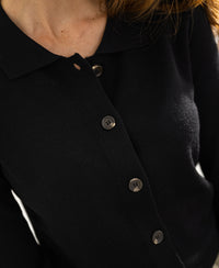 Vest polokraag LES TREIZE Zwart