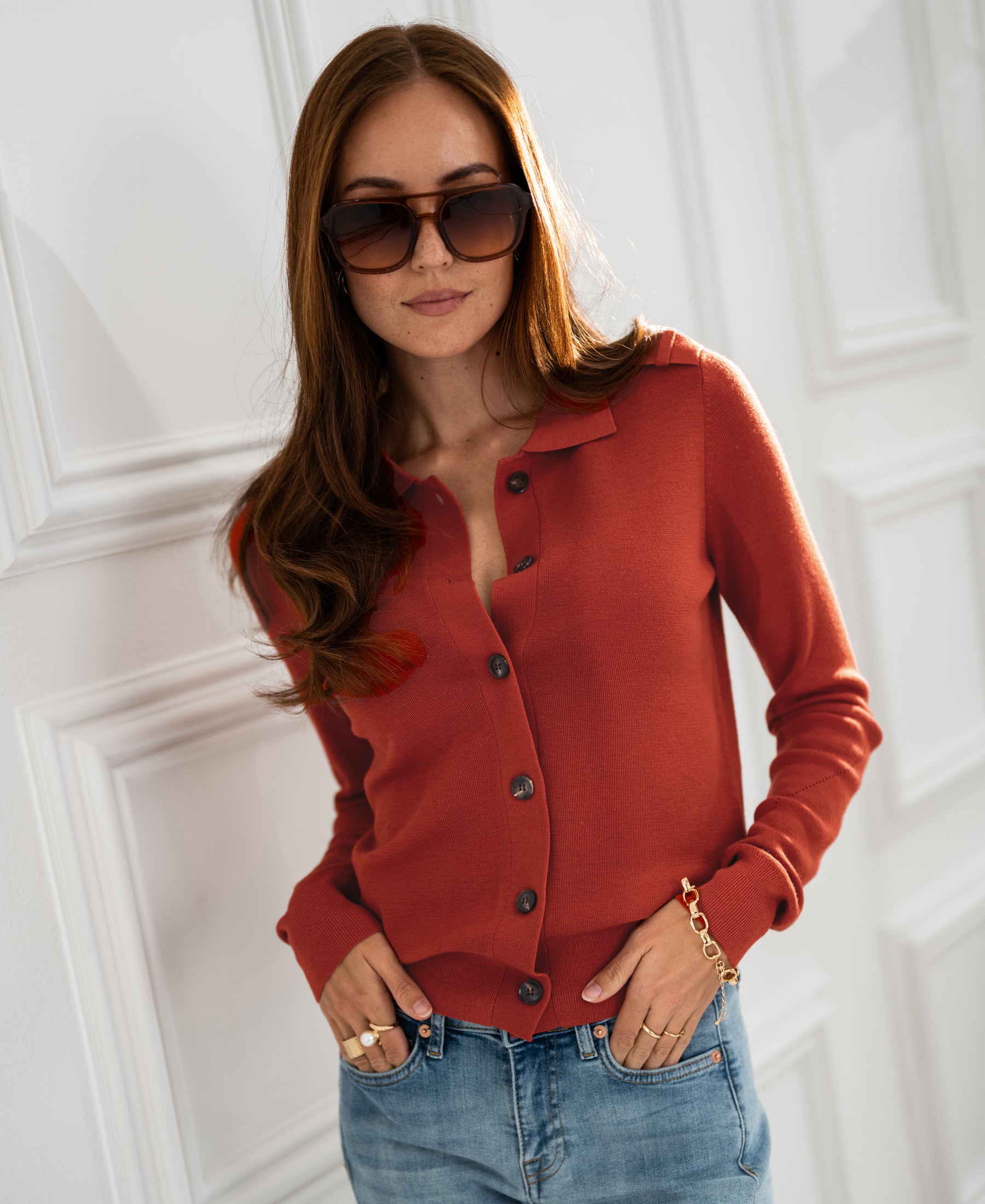 Vest polokraag LES TREIZE Chili