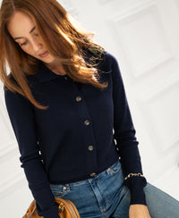 Vest polokraag LES TREIZE Donkerblauw