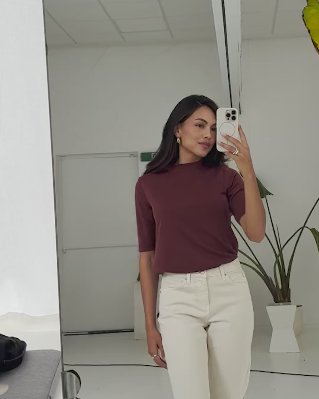 Ribbed turtleneck LA MIXY Cocoa